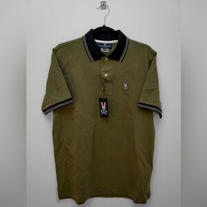 Psycho Bunny Polo - Olive (Medium)